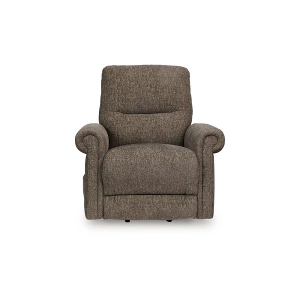 Ashley Auro Power Lift Recliner Chair | Heat Massage | Taupe Brown Polyester Online Hot Sale - Image 2