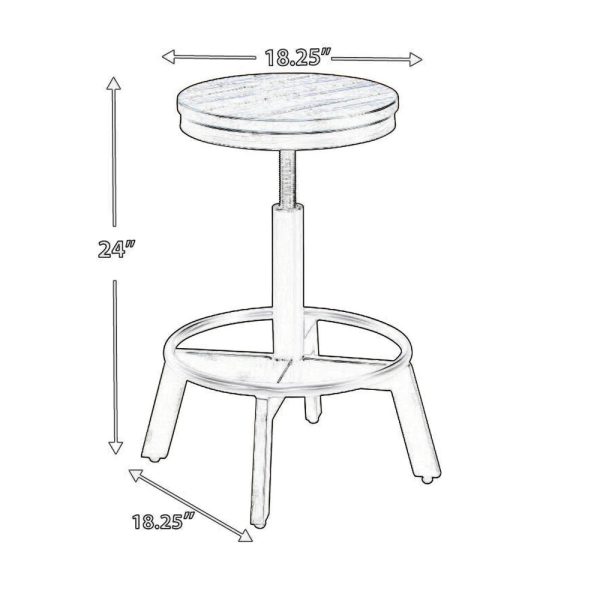 Ashley Jin Swivel Counter Height Stool Set of 2 | Dining Adjustable | Brown on Sale - Image 5
