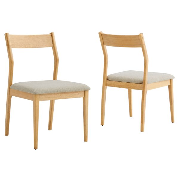 Solara Fabric Wood Dining Side Chairs Set of 2 by Modway Online