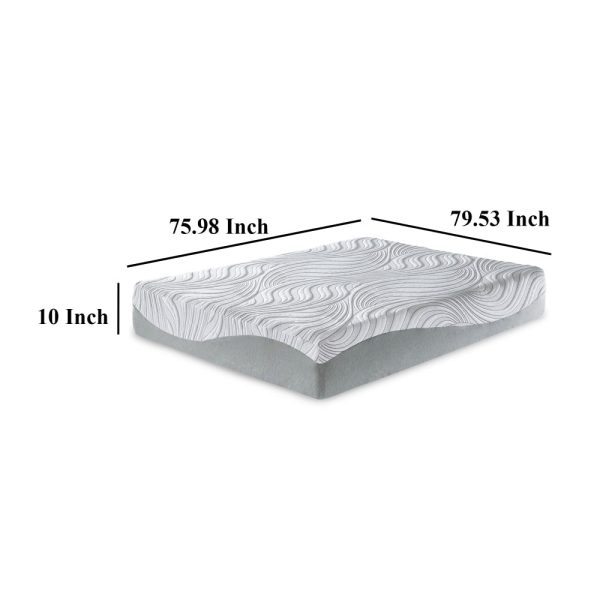 Ashley Meny King Mattress | Ultra Plush Memory Foam | Total Body Support 10  Online - Image 5