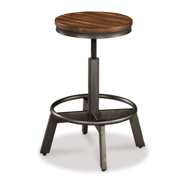 Ashley Jin Swivel Counter Height Stool Set of 2 | Dining Adjustable | Brown on Sale - Image 2