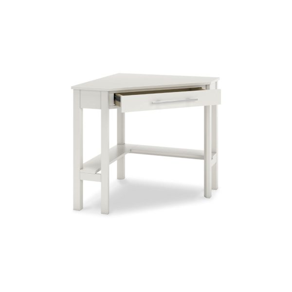 Ashley Grana Home Office Corner Desk I 1 Drawer I White Wood I Metal 42  Online Sale - Image 4