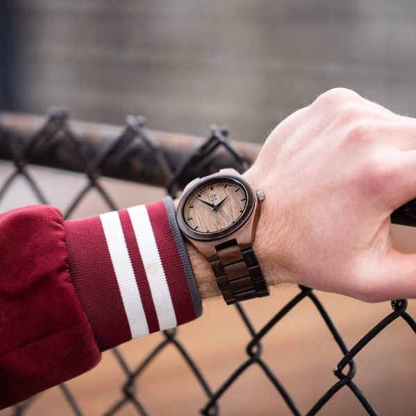 Hex Walnut & Dark Sandalwood Watch Discount - Image 2