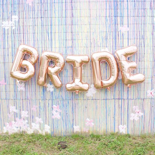 Jumbo 32  BRIDE Balloon Letter Kit Fashion - Image 5