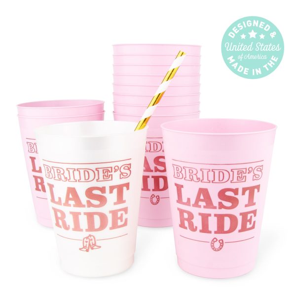 Bride s Last Ride Party Cups (12 pack) Supply - Image 5