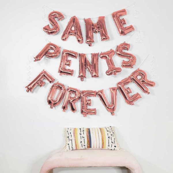 Same Penis Forever Balloon Letter Kit Discount