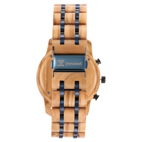 Oliver Olive Wood Chronograph Online now - Image 4
