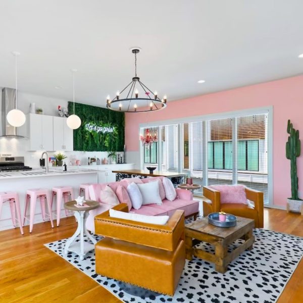 The Pink Cowgirl House Rental with BacheloretteStays Supply
