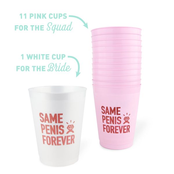 Same Penis Forever Party Cups (12 pack) Hot on Sale - Image 2