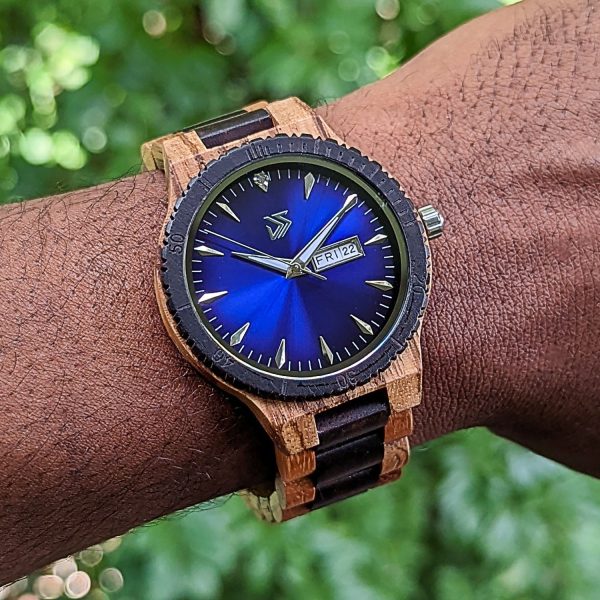Personalized Justo Wooden Watch | Zebra Black on Sale - Image 4