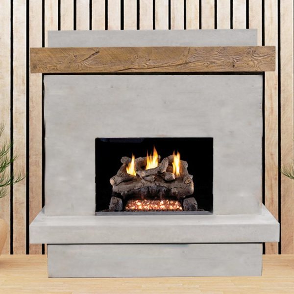 American Fyre Designs Brooklyn Smooth 68-Inch Free Standing Outdoor Gas Fireplace Cheap - Image 2