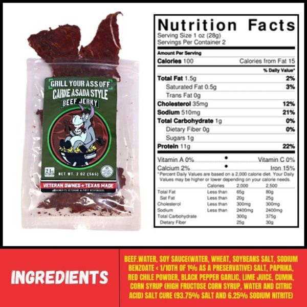 Carne Asada Style Beef Jerky Sale - Image 3