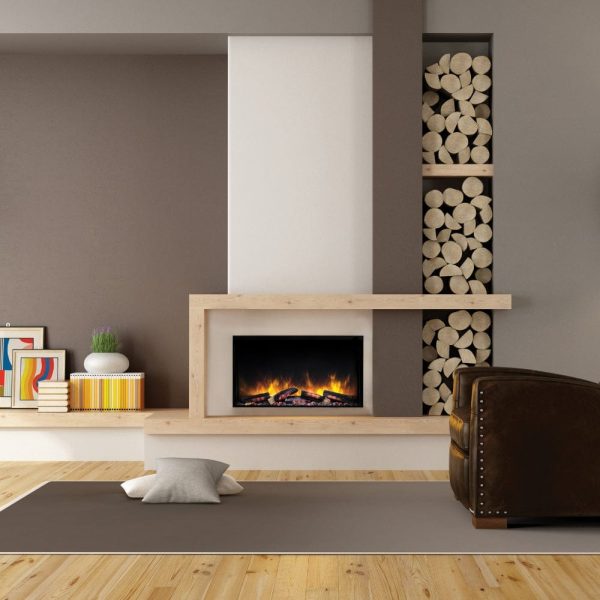 Flamerite E-FX Slim Line Built-In Smart Electric Fireplace Discount - Image 4