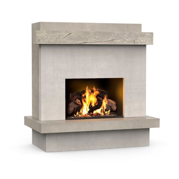 American Fyre Designs Brooklyn Smooth 68-Inch Free Standing Outdoor Gas Fireplace Cheap - Image 4