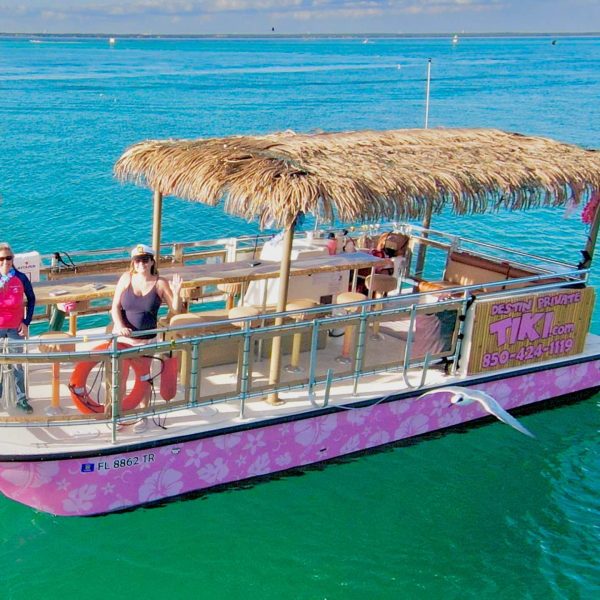 Bach Party Tiki Boat with Destin Private Tiki Sale