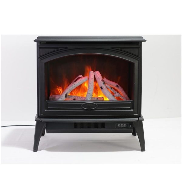 Sierra Flame Cast Iron Free Standing Electric Fireplace Supply