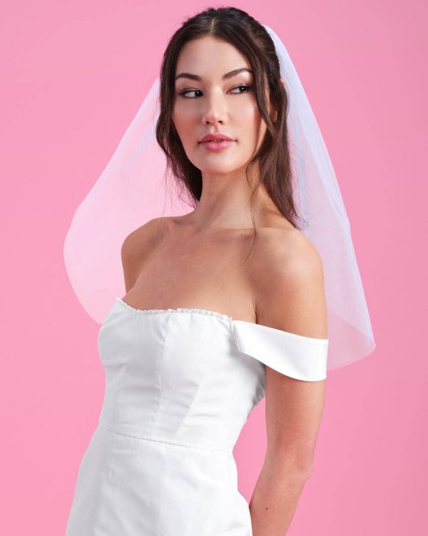 Bride To Be Embroidered Veil Online - Image 2