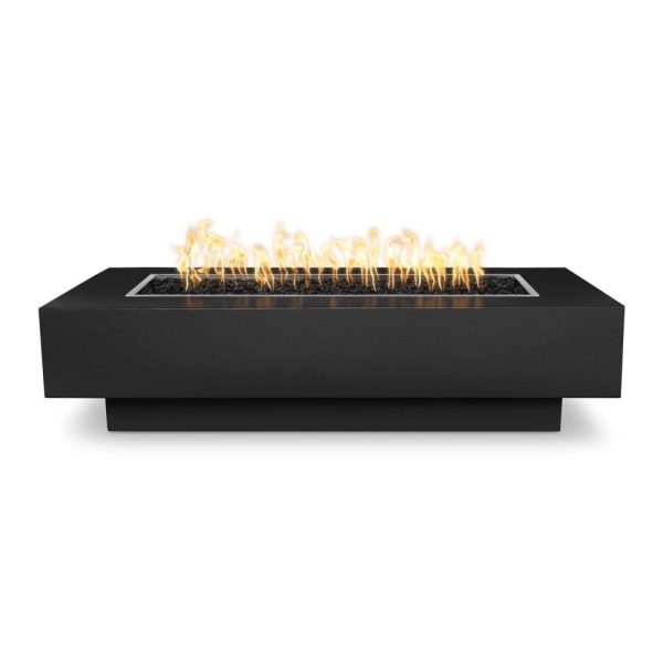 Top Fires Coronado 15-Inch Tall Powder Coated Steel Gas Fire Pit - Match Lit Fashion