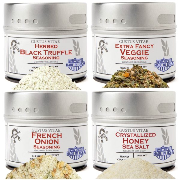 Extra Fancy Gourmet Seasonings & Salts Collection | Set of 4 Cheap