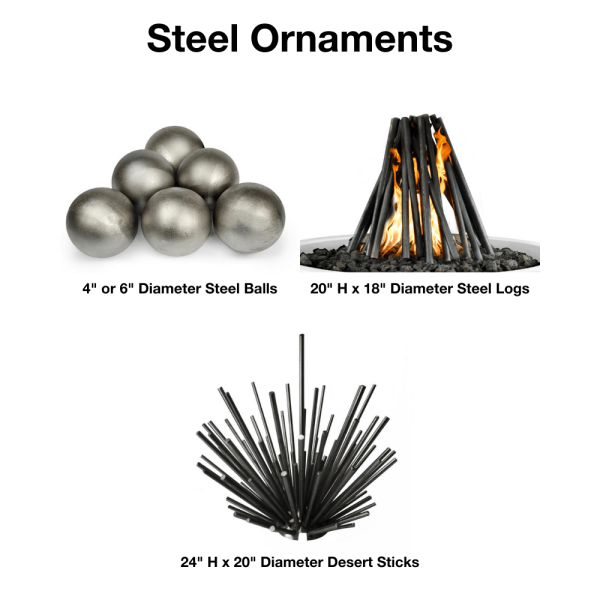Top Fires Cazo 48-Inch Round Stainless Steel Fire Disk - Electronic (OPT-SS48FPE) Hot on Sale - Image 5