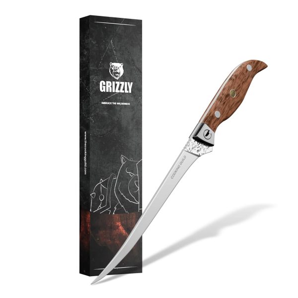 7  Grizzly Fillet | Forged Japanese San Mai Sale