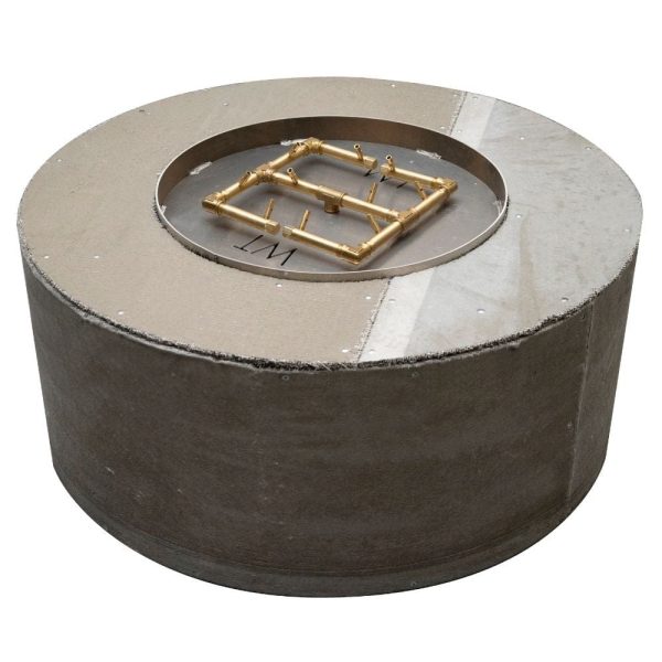 Warming Trends Ready to Finish Round Gas Fire Pit, Sizes: 42  - 72  Wide on Sale