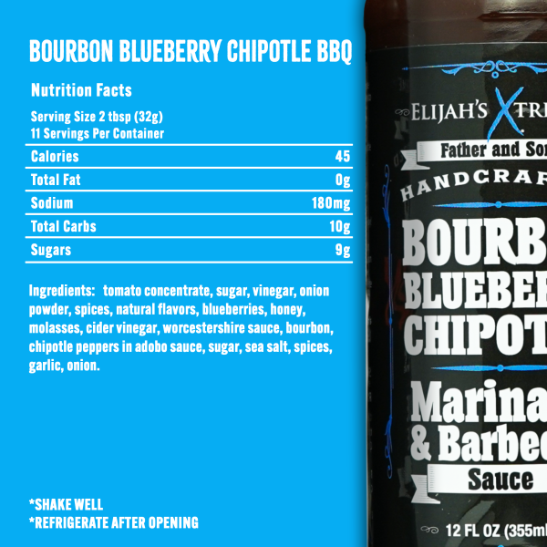 Bourbon Blueberry Chipotle BBQ Sauce & Marinade For Sale - Image 5