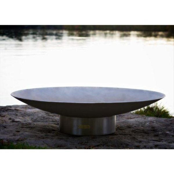 Fire Pit Art Bella Vita 46-Inch Handcrafted Stainless Steel Fire Pit (BV46) For Discount - Image 5