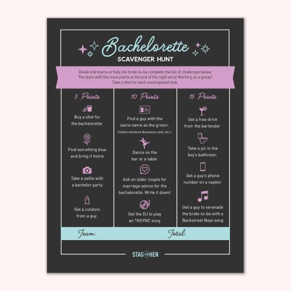 Bride s Last Disco Party Games | Printable PDFs Fashion - Image 5