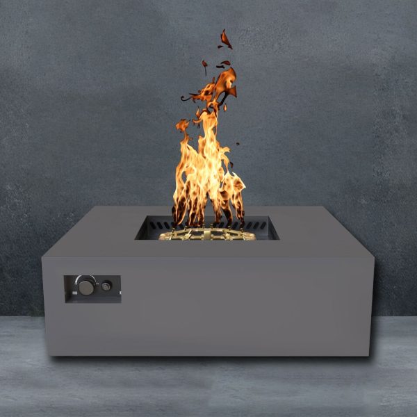 Warming Trends AON S48 48-Inch Square Steel Gas Fire Pit Table Sale - Image 2