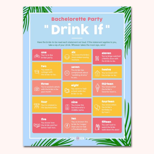 Beach Bachelorette Party Games | Printable PDFs Cheap - Image 5