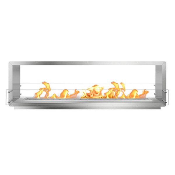 The Bio Flame 84-Inch Smart Firebox DS - See-Though Ethanol Fireplace For Sale