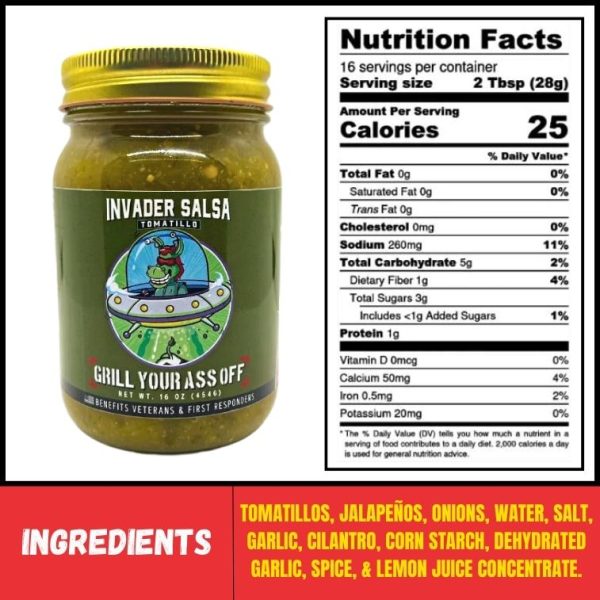 Invader Tomatillo Salsa Sale - Image 5
