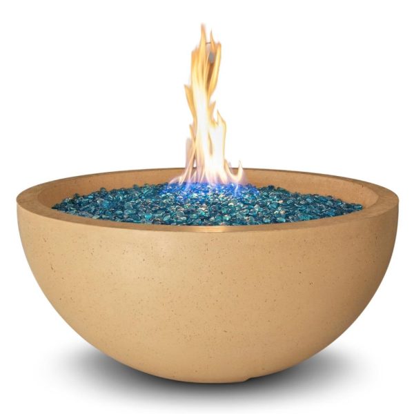 American Fyre Designs 36-Inch Round Concrete Gas Fire Bowl on Sale