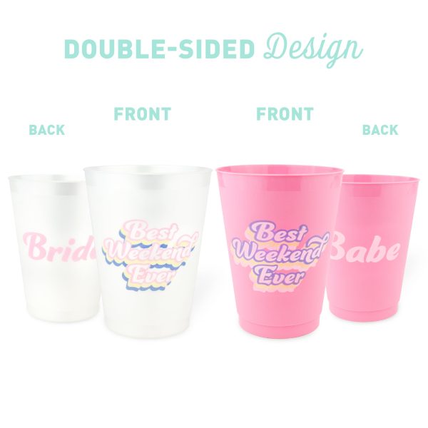 Best Weekend Ever Party Cups (12 Pack) Supply - Image 3