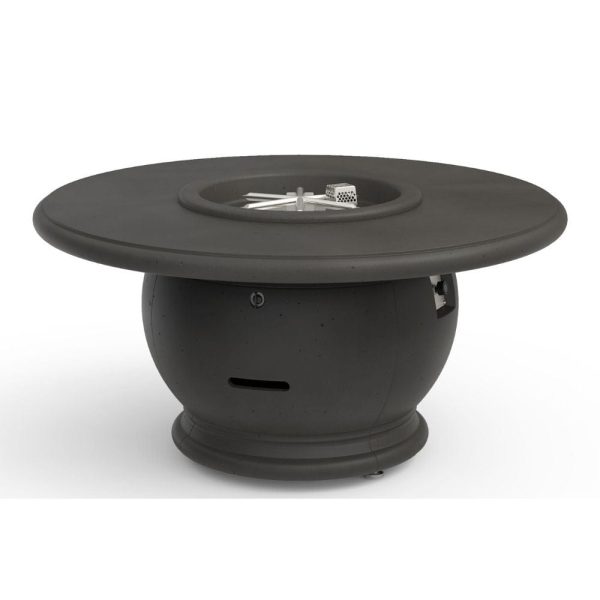 American Fyre Designs Amphora 48-Inch Concrete Round Gas Fire Pit Table Sale - Image 4