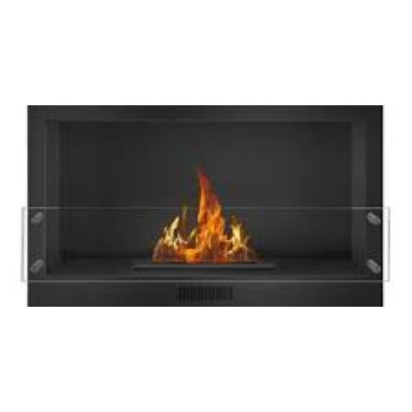The Bio Flame 38-Inch Smart Firebox SS - Built-in Ethanol Fireplace Hot on Sale - Image 4