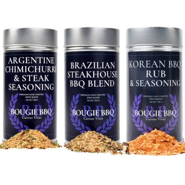 Deluxe Steak & Beef BBQ Seasonings Collection - 3 Pack Online Sale