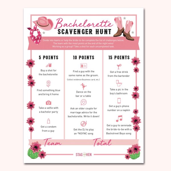 Nashville Bachelorette Party Games | Printable PDFs Discount - Image 2