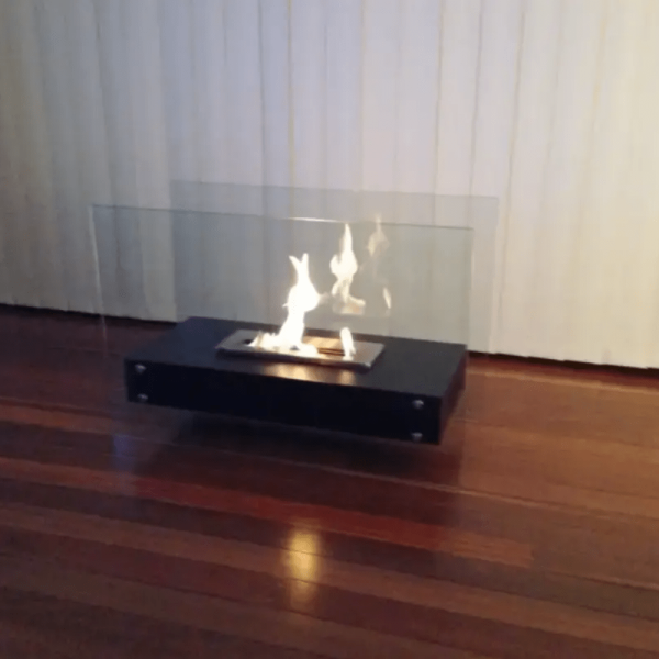 The Bio Flame Evoque 35-Inch Free Standing Glass Ethanol Fireplace Online now - Image 3