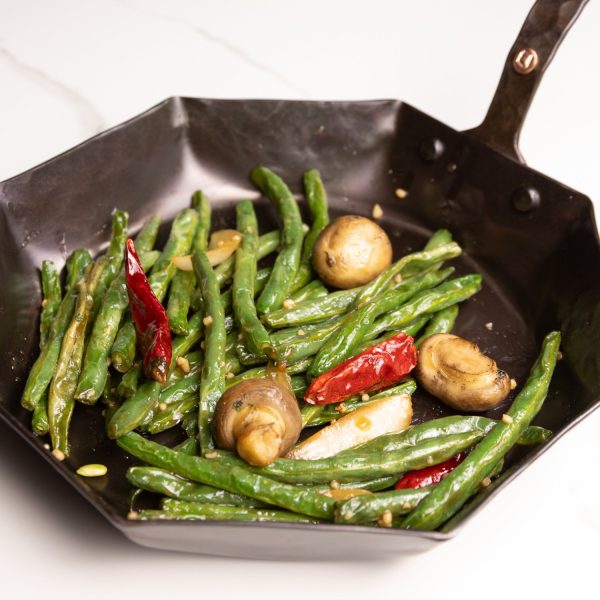 10  Octagon Carbon Steel Skillet - Hand Forged on Sale - Image 5