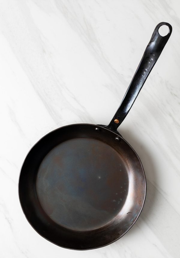 10  Round Carbon Steel Skillet - Hand Forged Sale