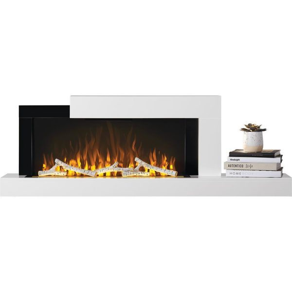 Napoleon Stylus 59-Inch Wall Mounted Electric Fireplace with USB Charging Port Sale