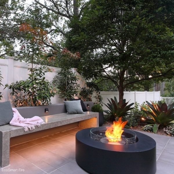 EcoSmart Fire Ark 39-Inch Round Concrete Fire Pit Table Discount - Image 2