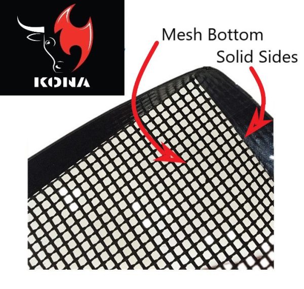 Kona Nonstick Mesh Basket- Grill, Smoke, or Bake Fruit, Veggies, Nuts Cheap - Image 4