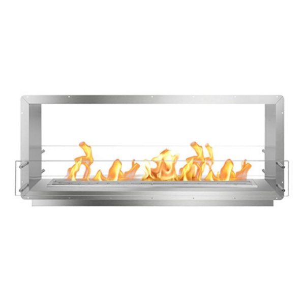 The Bio Flame 60-Inch Smart Firebox DS - See-Thru Ethanol Fireplace Online Sale