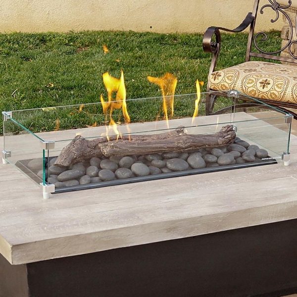 American Fyre Designs Contempo 52-Inch  Reclaimed Wood  Rectangular Gas Fire Pit Table Online - Image 3
