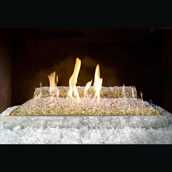 Real Fyre Contemporary 24-Inch See-Through Vent-Free Gas Fire Glass Set Insert Discount - Image 2
