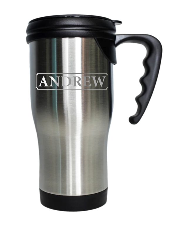 Personalized Stainless Steel Insulated Mug - 14oz. Online now