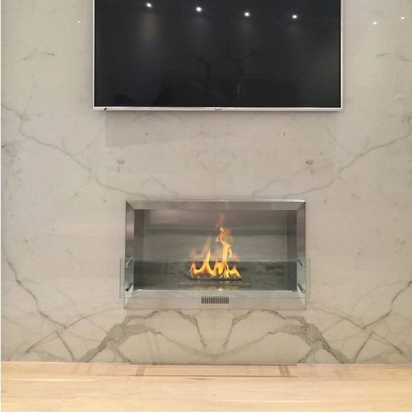 The Bio Flame 38-Inch Smart Firebox SS - Built-in Ethanol Fireplace Hot on Sale - Image 2